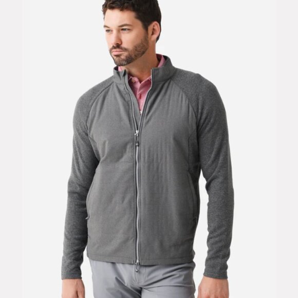 Peter Millar Other - Chattanooga Golf Club | Peter Millar Grey Performance Zip-Up Jacket | Sz M | NWT